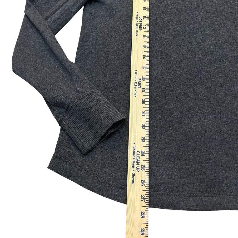 Y2K Abercrombie And Fitch Mens Muscle Sweater Medium Dark Gray Fitted Preppy - Picture 6 of 7